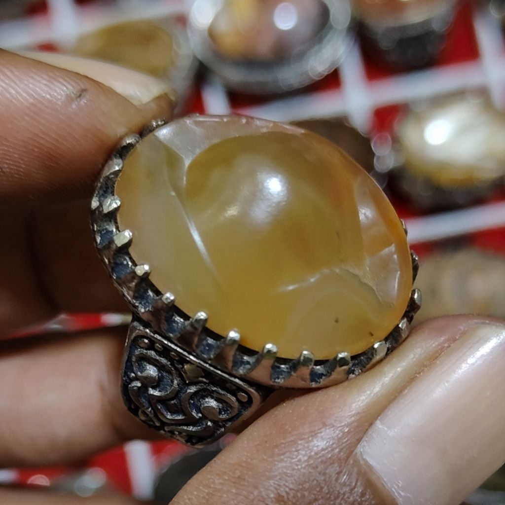 batu akik sulaiman madu unik antik