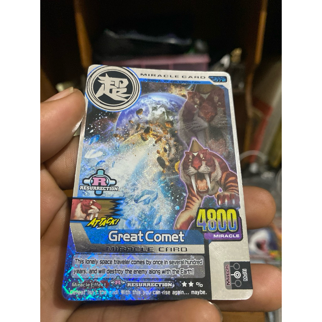 kartu Animal Kaiser, GREAT COMET, Miracle Card 078, Evo.1, Ori Namco