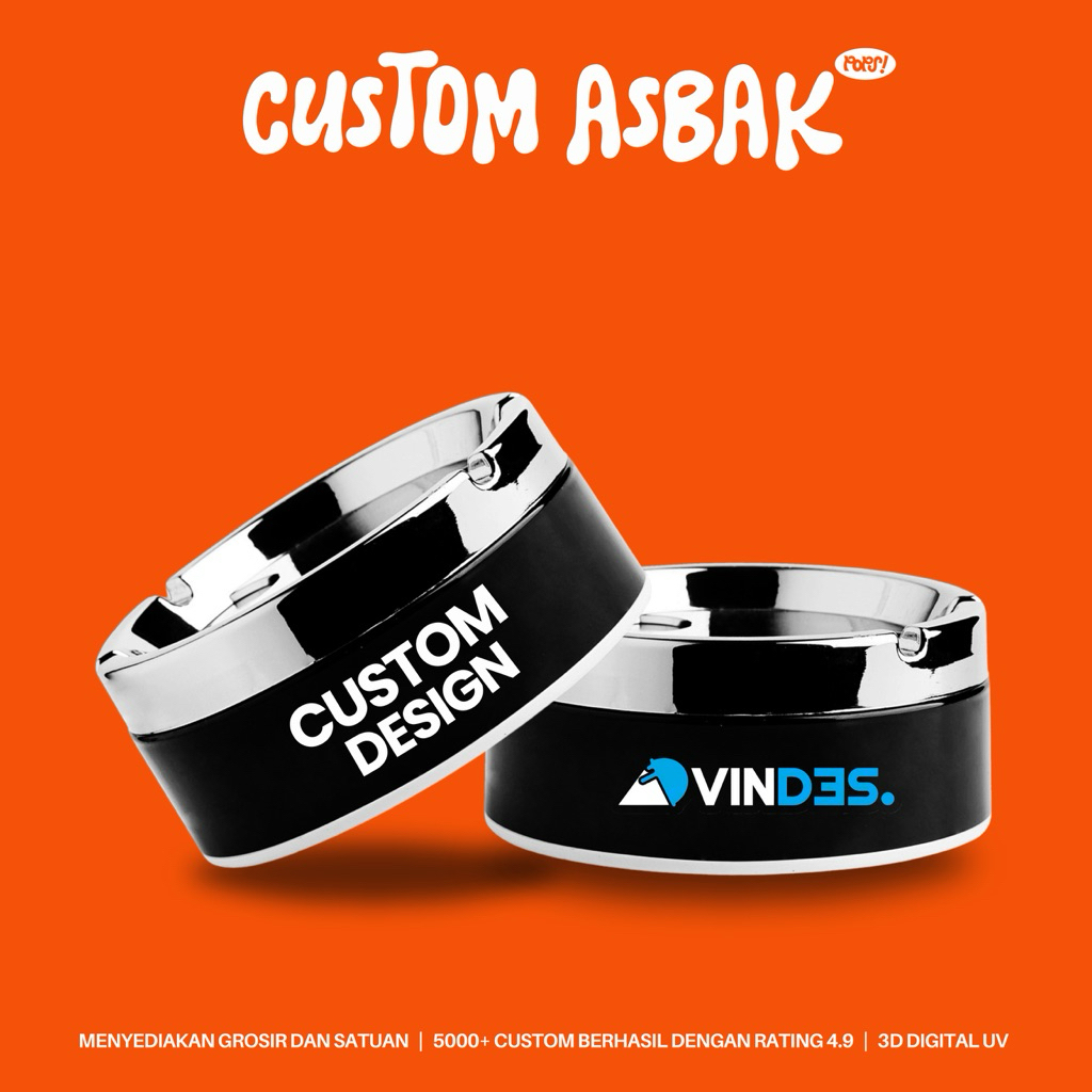 ASBAK PORTABEL ASBAK PUTAR CUSTOM