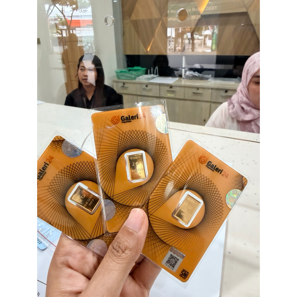 Emas Batangan 2 Gram 99.9% - Garansi Uang Kembali, Sertifikat Resmi, Pembelian Asli