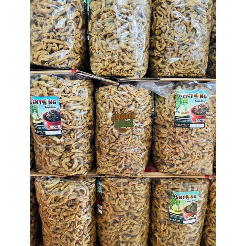 Keripik Usus Cap Gentong Berat 2 Kg