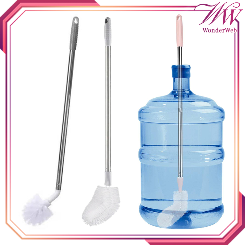 Sikat Galon Gagang Panjang Sikat Pembersih Galon Air Minum Stainless Sikat Pembersih Galon Manual Al
