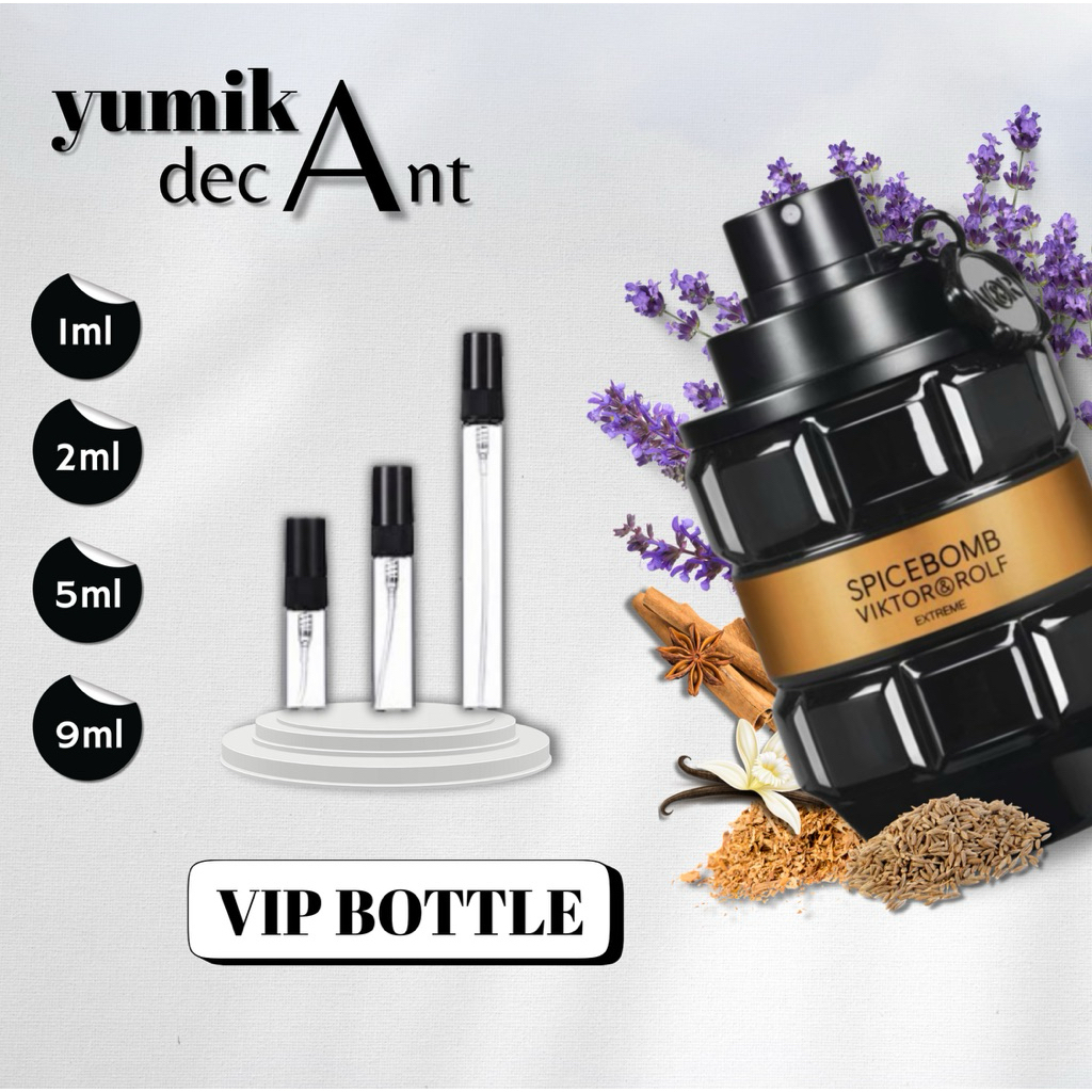 Decant Spicebomb Extreme For Men EDP 1ml, 2ml, 5ml, 9ml, 100% Original