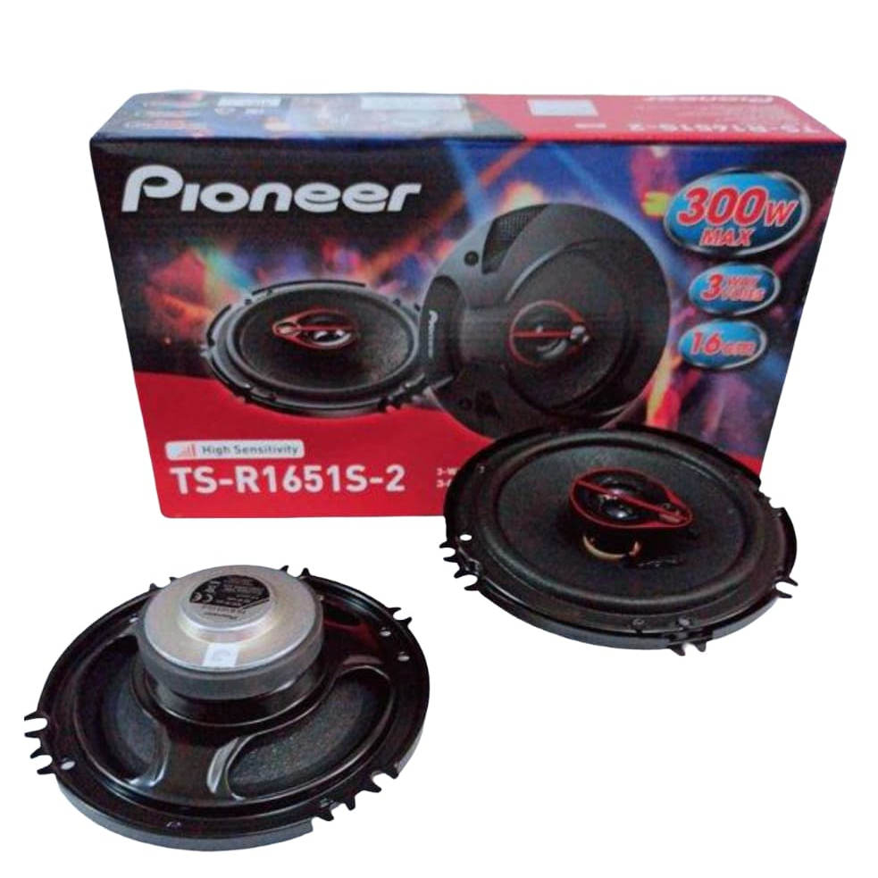 Pioneer TS-R1651S-2 Speaker Mobil Coaxial 6.5 Inch 3-Way 300W Max
