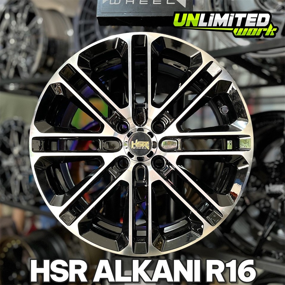 Velg Mobil Look Oem HSR Alkani R16 PCD 4X100 - 4X114,3 Velg Mobil Rocky Raize Brio Mazda2 Avanza Kij