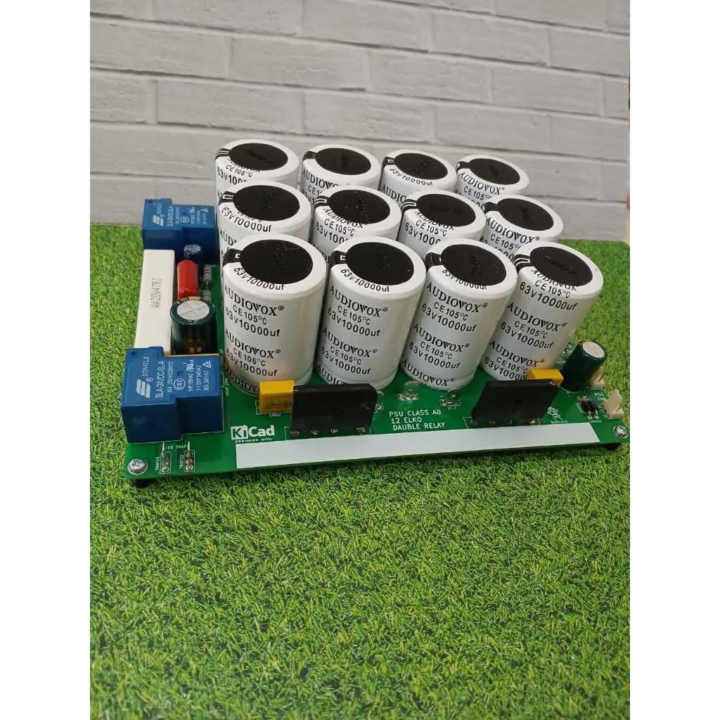 KIT PSU CLASS AB 12 ELCO DOUBLE LAYER + ELCO AUDIOVOX 10000UF 63V