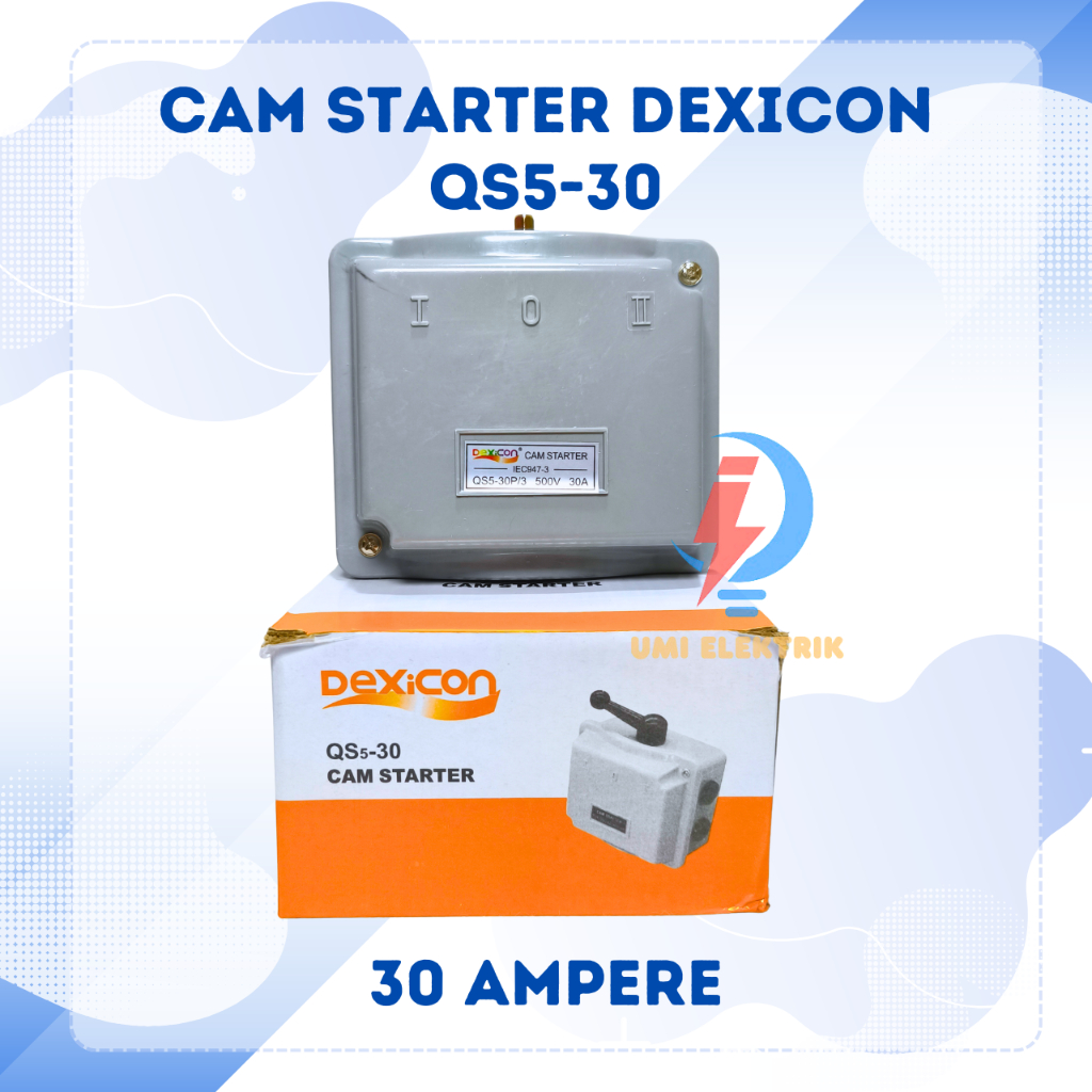 DEXICON Cam Starter QS5-30 30A 500V | Cam Starter Dexicon 30A