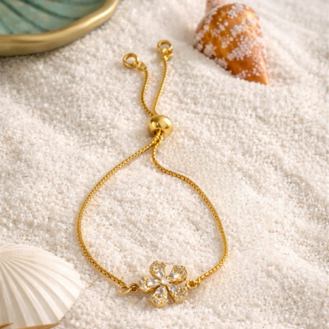 ELIZABETH Bracelet | Perhiasan Gelang | Gelang Gold Plated | Fashion Jewelry