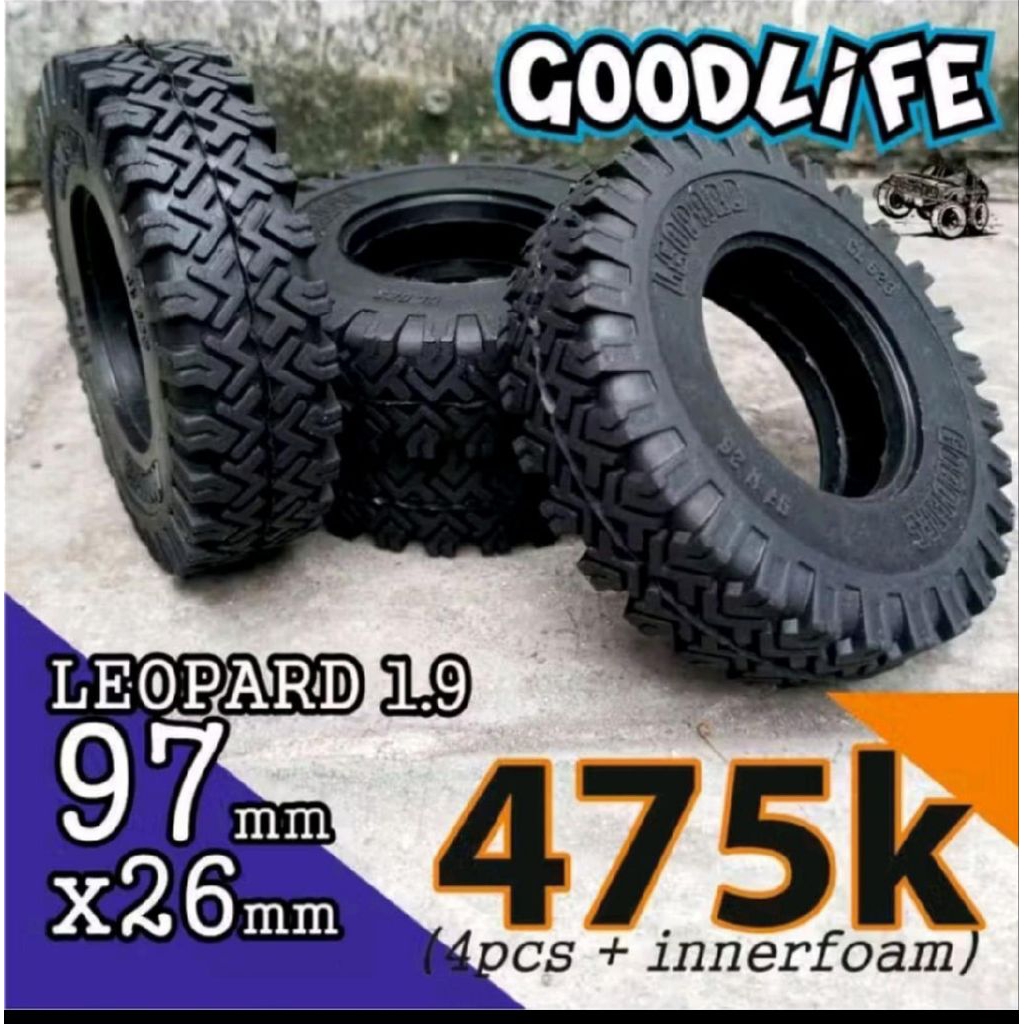 Ban Goodlife Leopard 97x26mm 1.9 1/10 RC Adventure