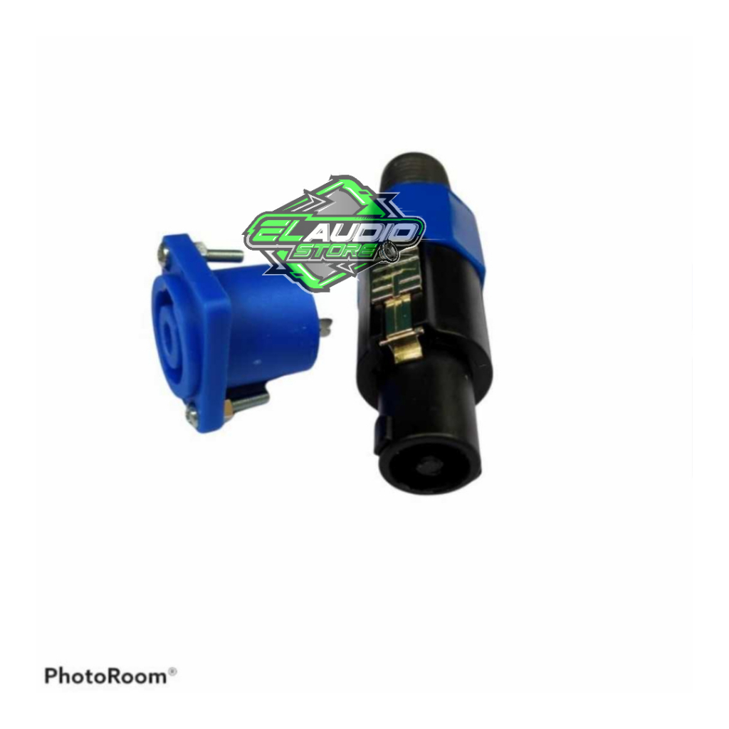 Jack dan socket soket spikon jek speakon Male dan female 1set