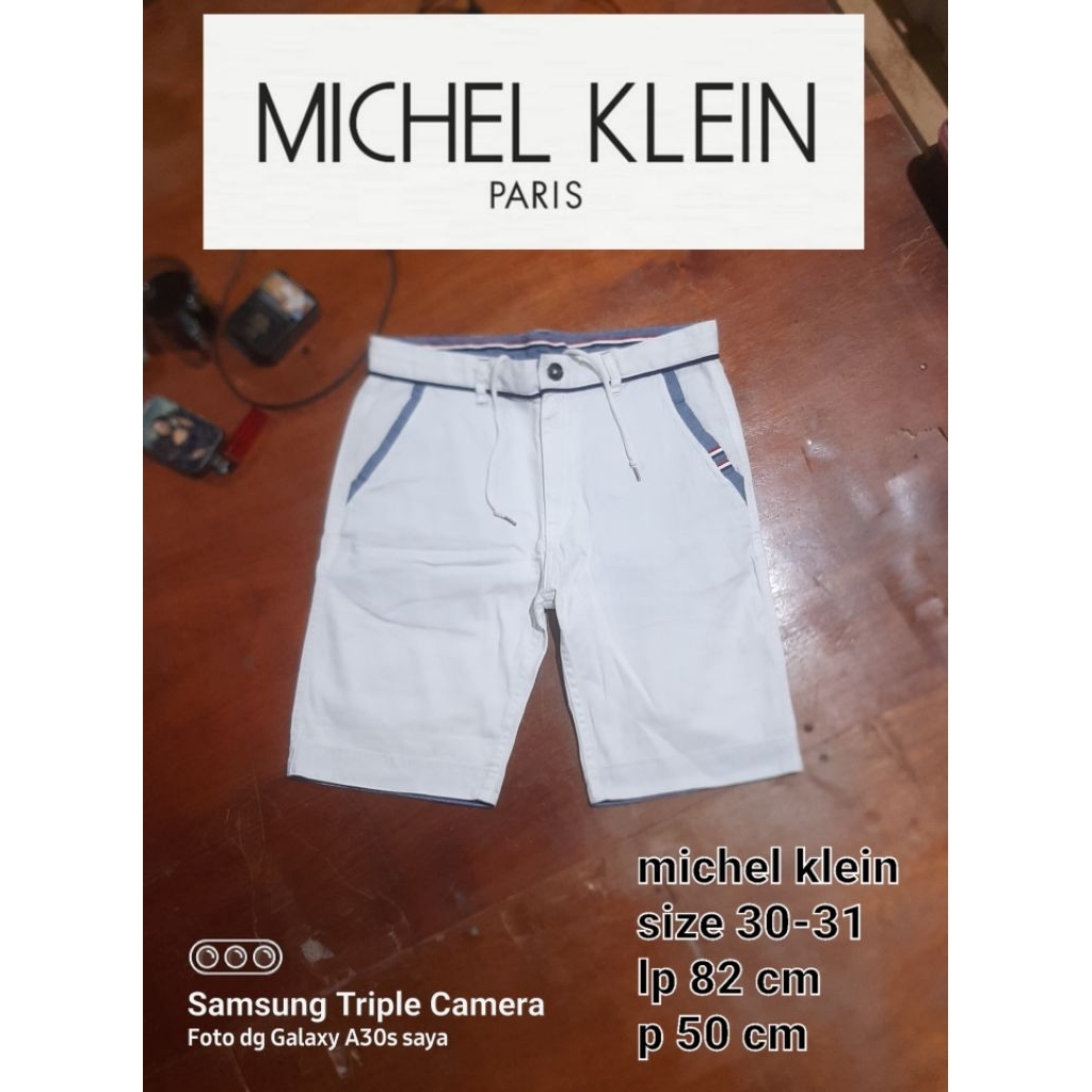 celana pendek katun by michel klein