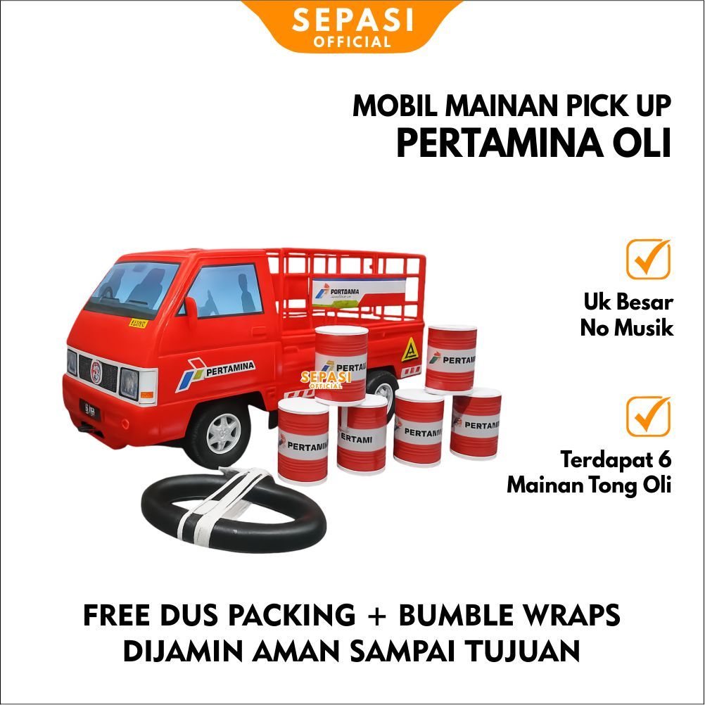 MAINAN ANAK MOBIL MOBILAN L300 PERTAMINA OLI MAINAN ANAK LAKI LAKI MOBIL L300 TANGKI OLI