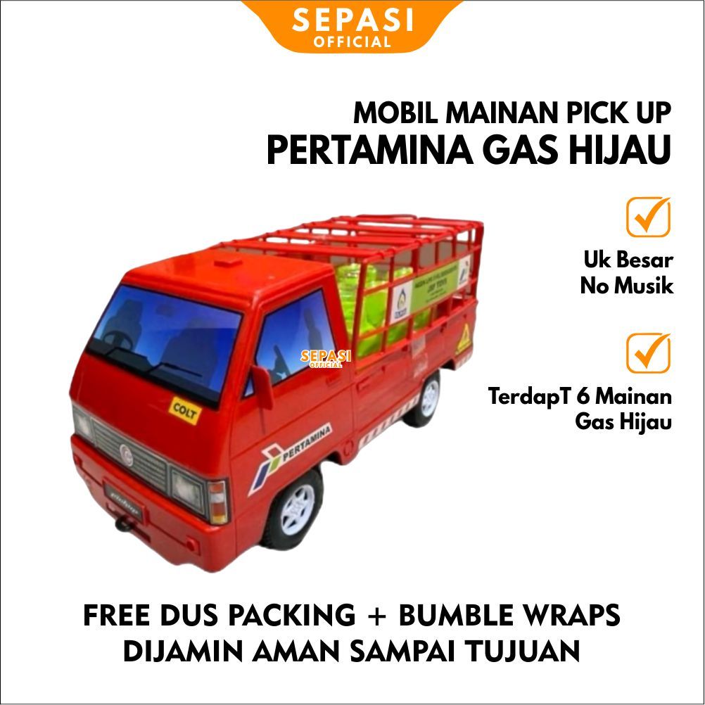 Mainan Mobil Pick Up L300 LPG Tabung Gas / Mainan Pickup Versi LPG MURAH