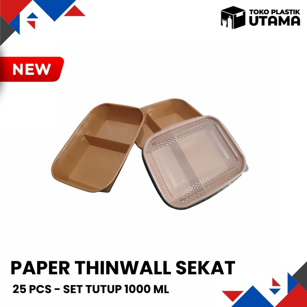 Paper Thinwall 2 Sekat 1000ml