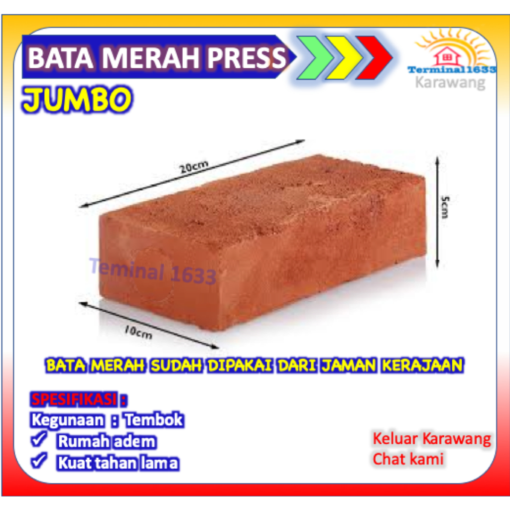 bata merah press jumbo merah merona