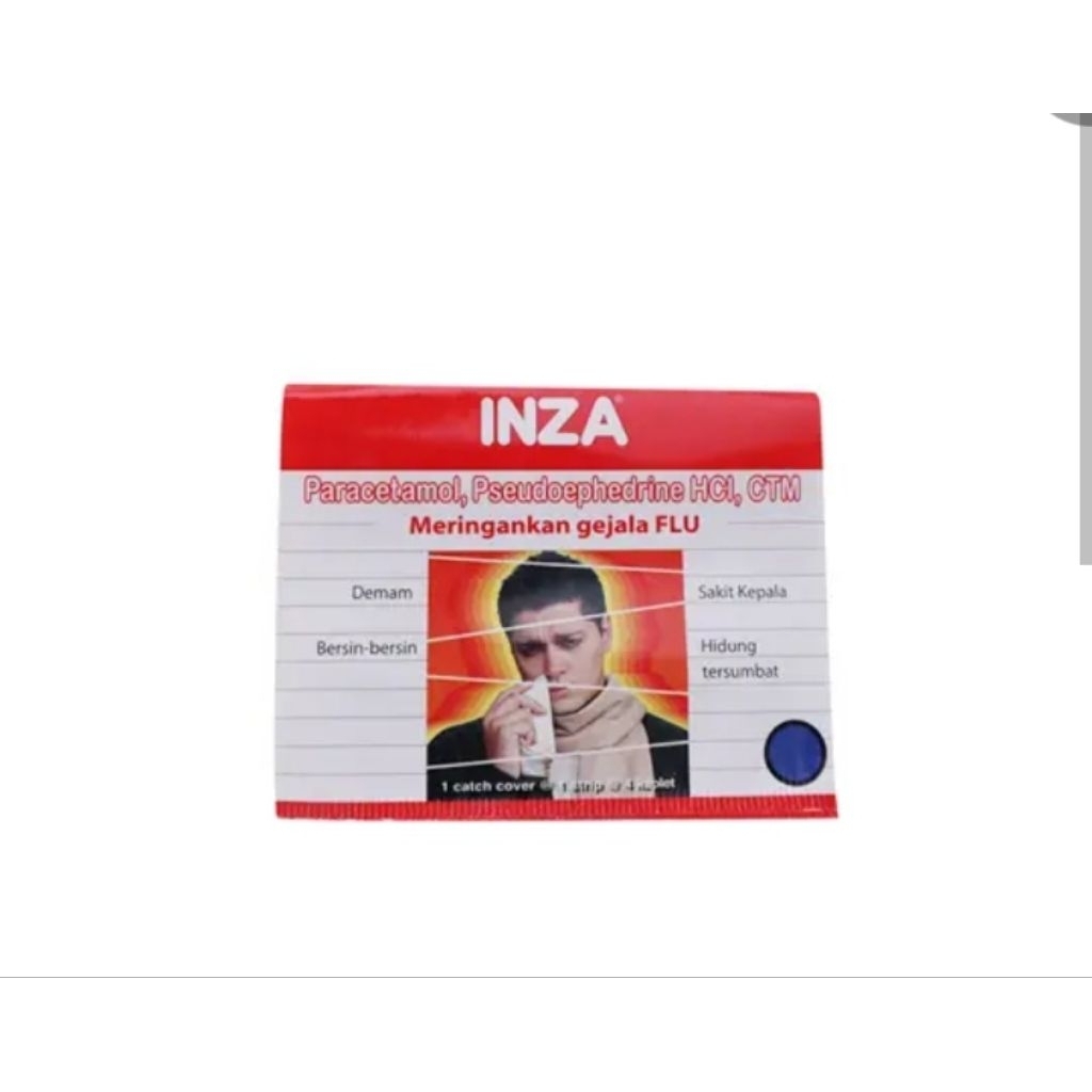 OBAT FLU / OBAT PEREDA FLU DEMAM / INZA TABLET 1 STRIP