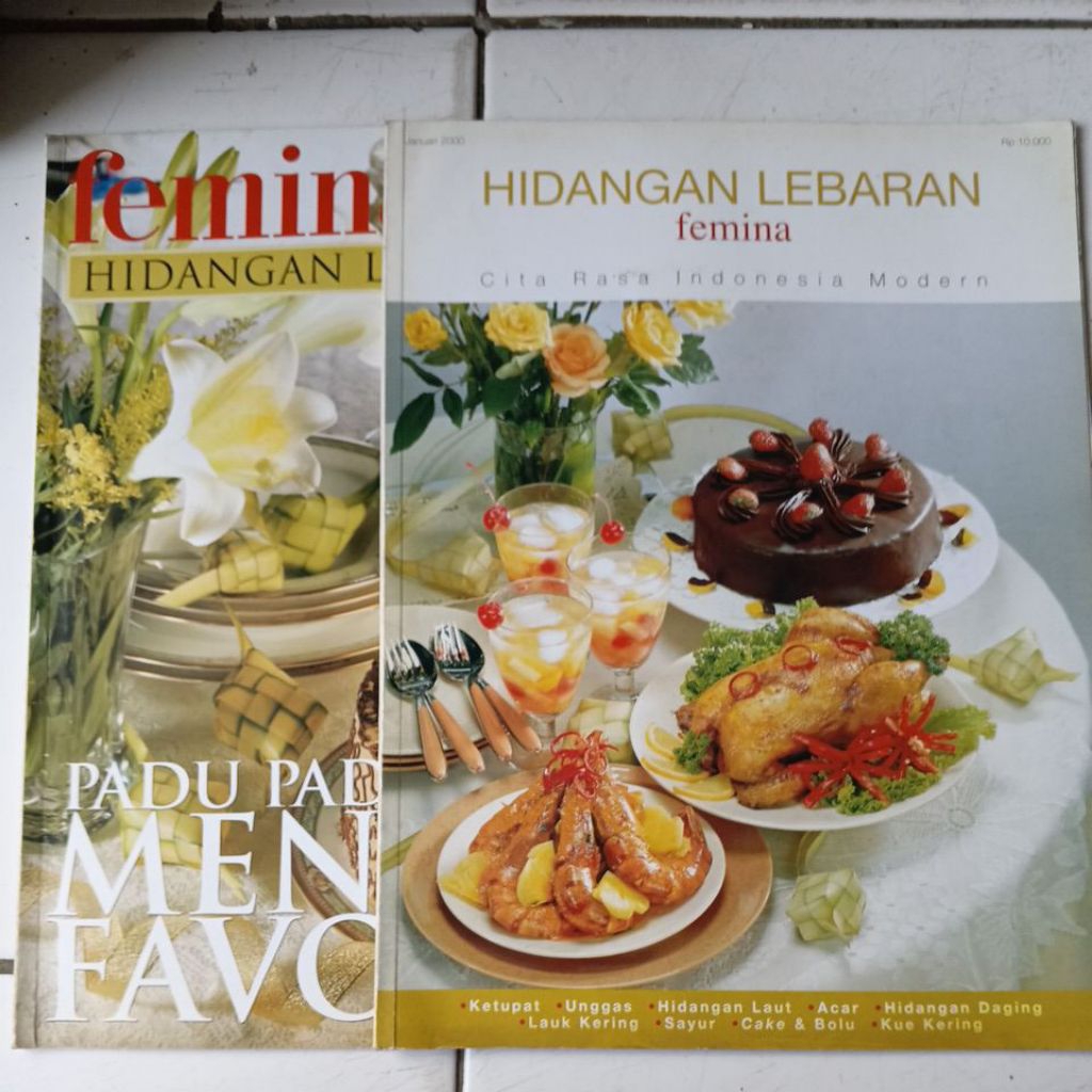 Majalah resep Femina hidangan lebaran