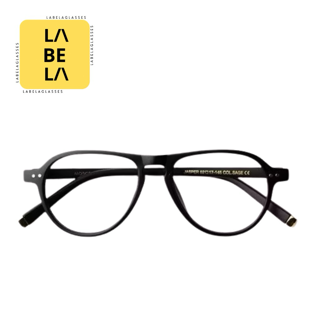 Lanela - Kacamata Aviator Moscot JASPER - Lensa Photocromic, Antiradiasi, Blueray, Bluecromic, Brown