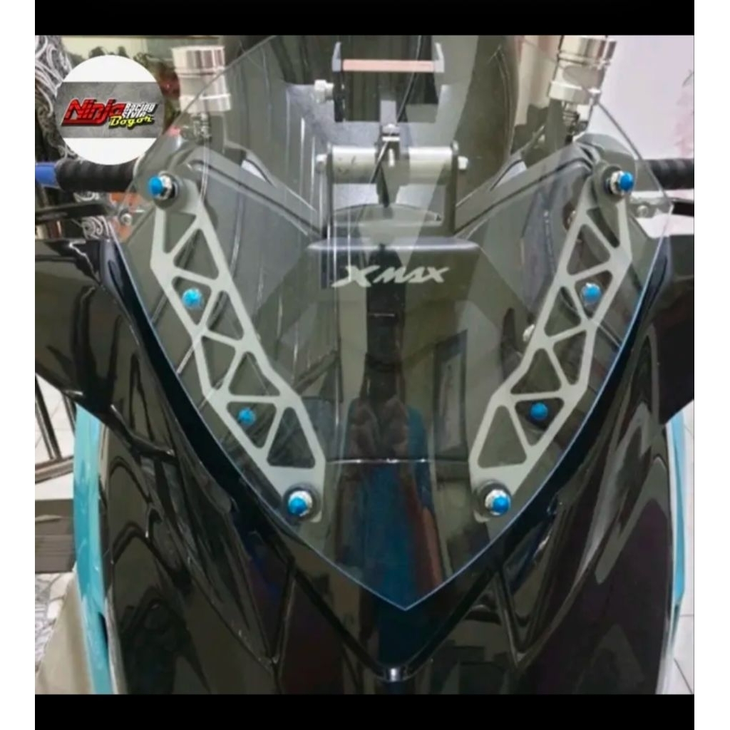GARNIS BRACKET VISOR WINSHIELD YAMAHA XMAX OLD