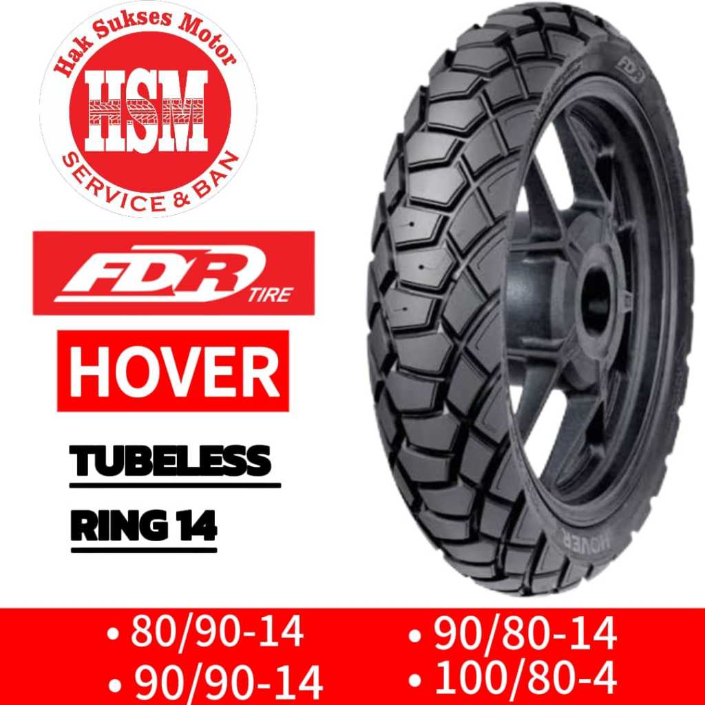 BAN FDR HOVER RING 14 MATIC TUBELESS BAN DUAL PURPOSE