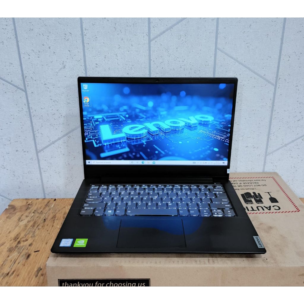 Laptop Lenovo IdeaPad S340, Core i7-8565U Ram 16Gb SSD 512Gb Dualvga Nvdia Geforce MX230 2Gb+intel U