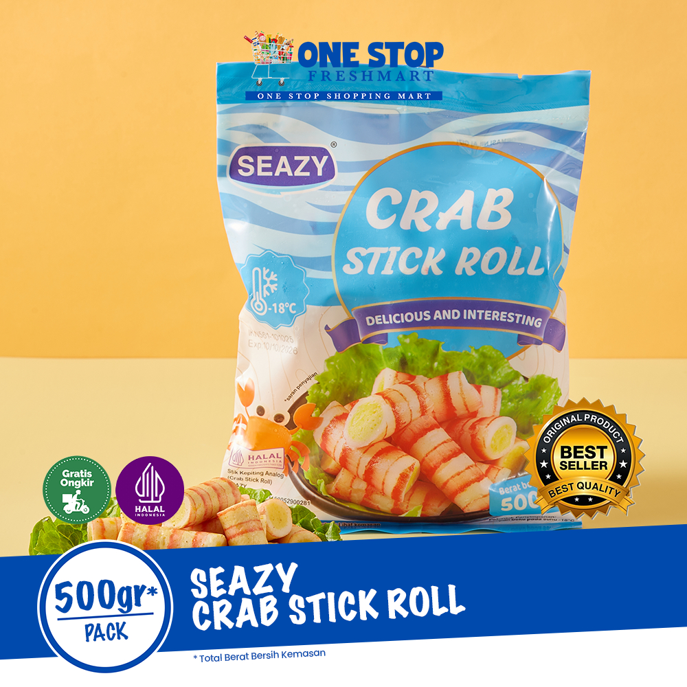SEAZY CRAB STICK ROLL 500GR