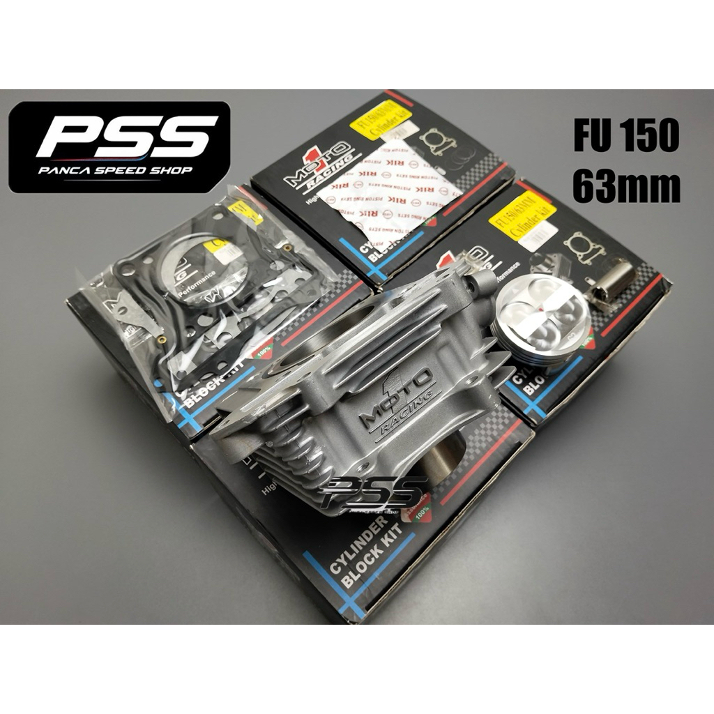 BLOK SEHER MOTO 1 SATRIA FU 150 KARBU UKURAN 63 PIN 16 BLOCK CASTING