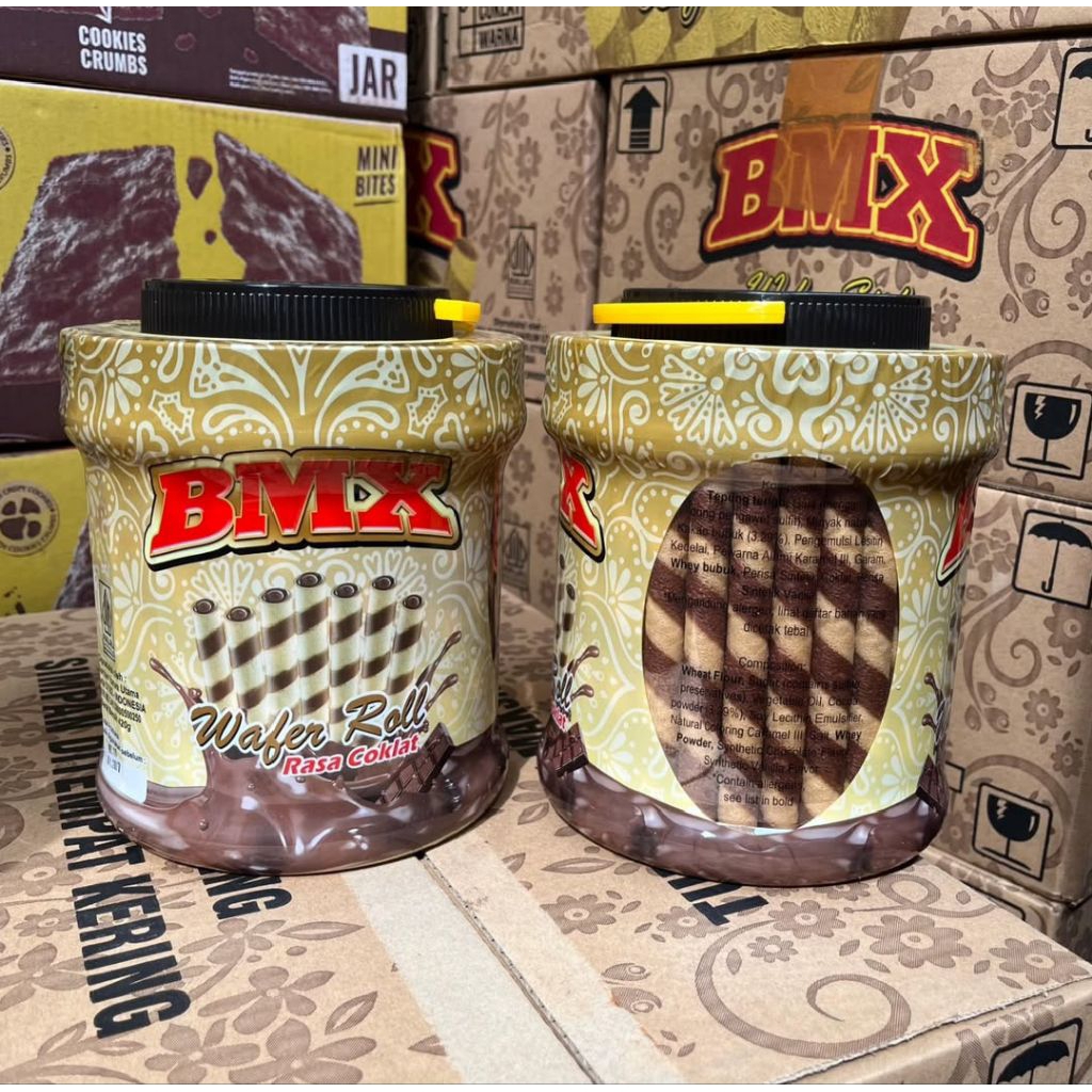 BMX ASTOR | BMX WAFER ROLL TOPLES | VARIAN COKLAT | 1 DUS ISI 6 TOPLES