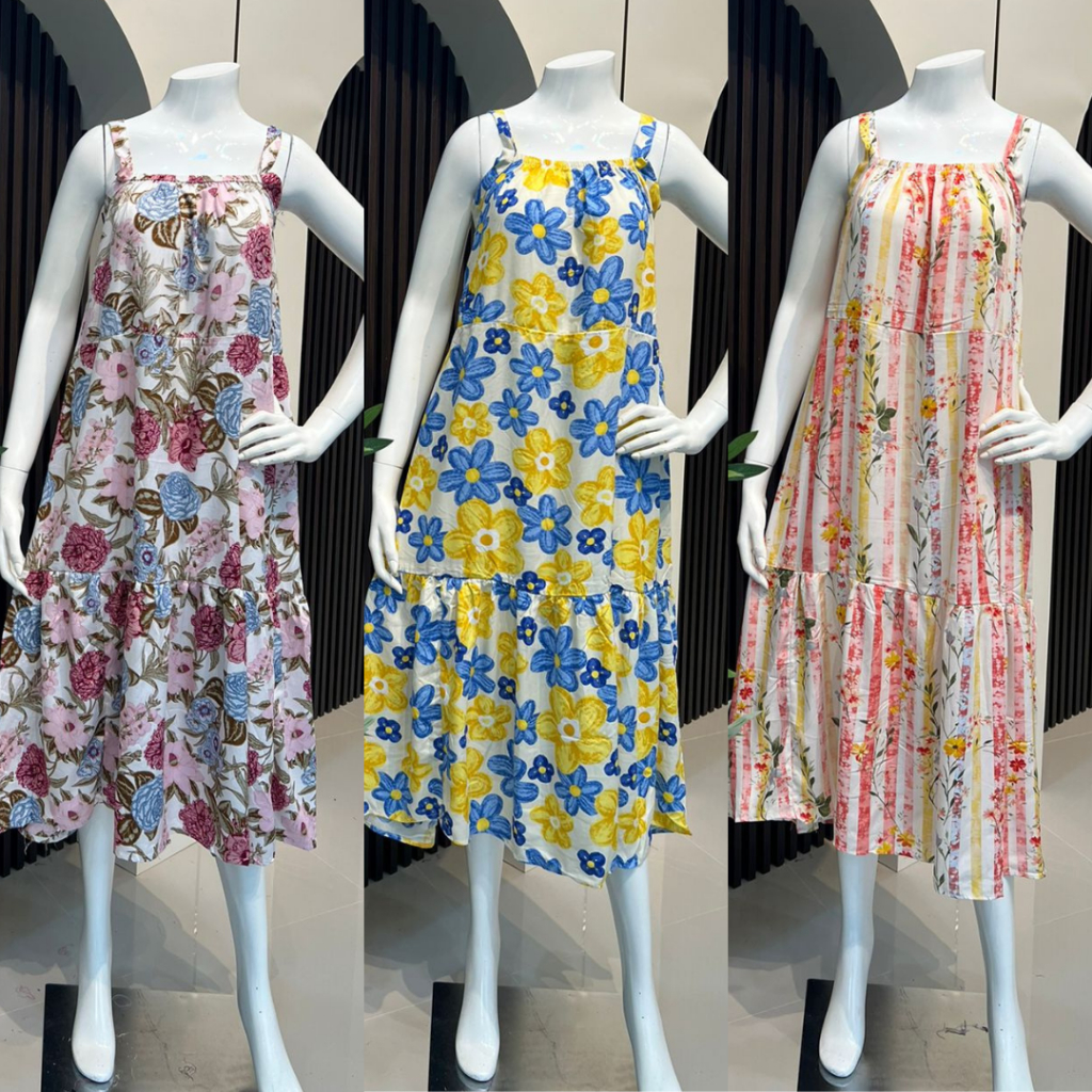 obymee - Daster Wanita Kekinian / Daster Ruffle Korean Style / Daster Katun Adem / Daster Remaja Ter