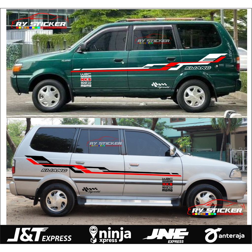 Stiker Mobil Kijang Super Stiker Body Kijang Super Stiker Kijang Super Cutting Sticker Terbaru