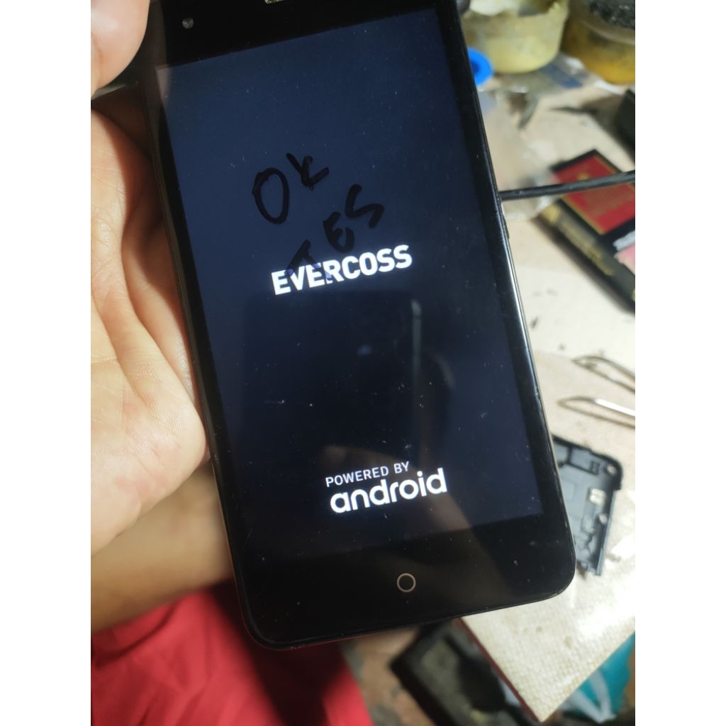 lcd Evercoss m50a max normal tested jual lcd sma kesing