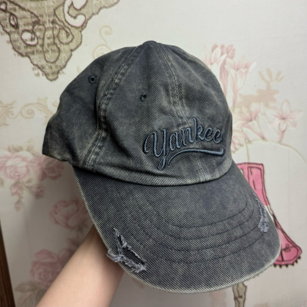 MLB cap yankess charcoal grey vintage