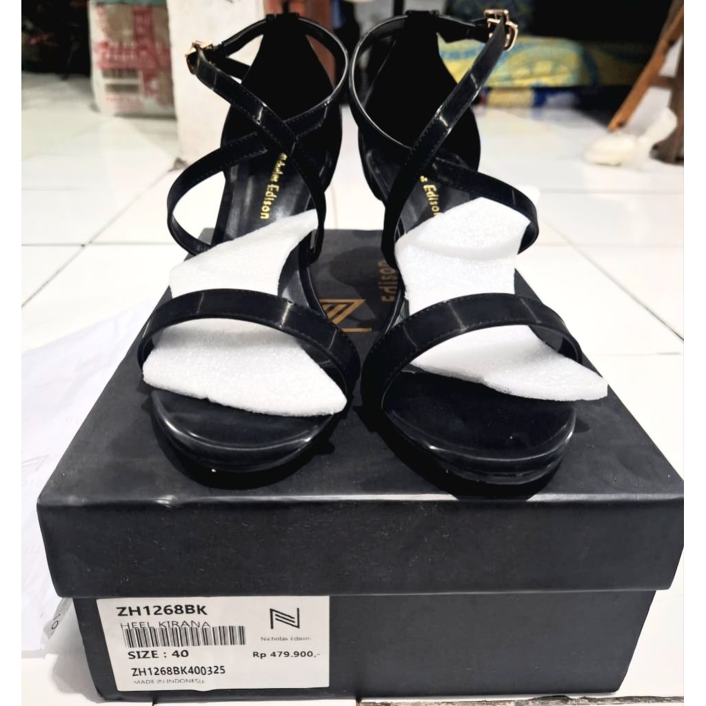 Kirana Heels Black by Nicholas Edison