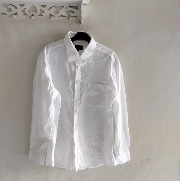 Kemeja Kantor Kerja Pria Putih Size XXL G2000 Bahan Nyaman dan Tampilan Formal