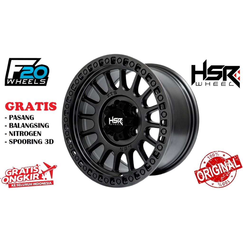 Velg Semi Offroad Ring 15 Lubang 5 Buat Rush Terios Grandmax Xpander dll - Hsr Xts05 R15