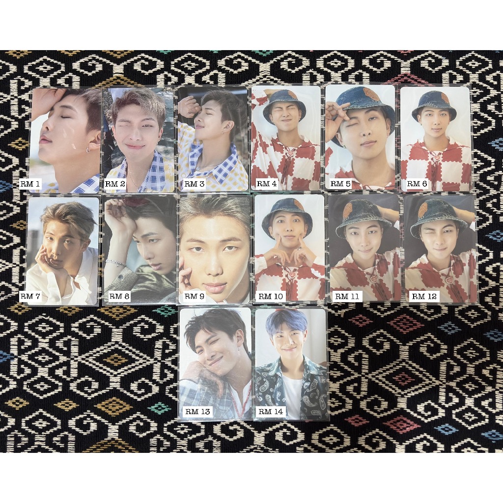 OFFICIAL PHOTOCARD PC BTS RM  - PC DICON 101 RM SATUAN