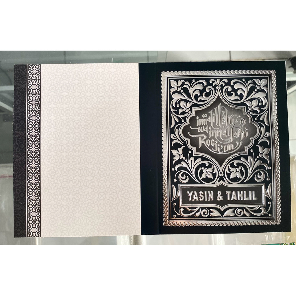 Cover Yasin Erba 2104 Foil Emas Silver Embos Blanko Erba