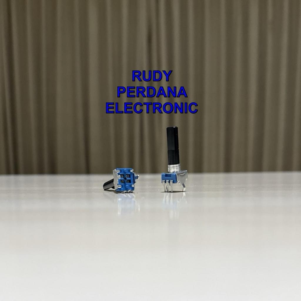 POTENSIO 20K 20 K OHM B2-03 MONO 3P 3 PIN KAKI TEKUK MIXER BIRU