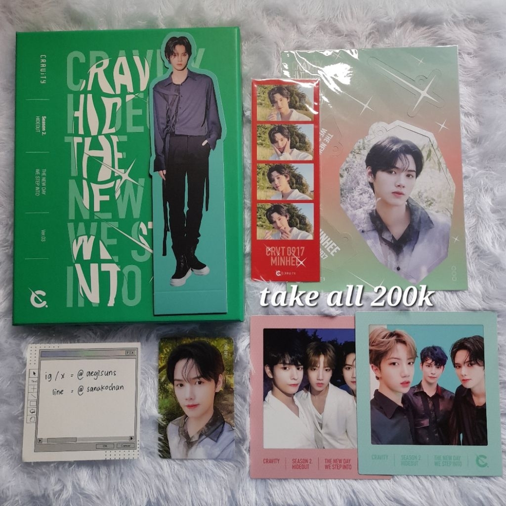 CRAVITY HIDEOUT TNDWSI S2 ALBUM MINHEE SET