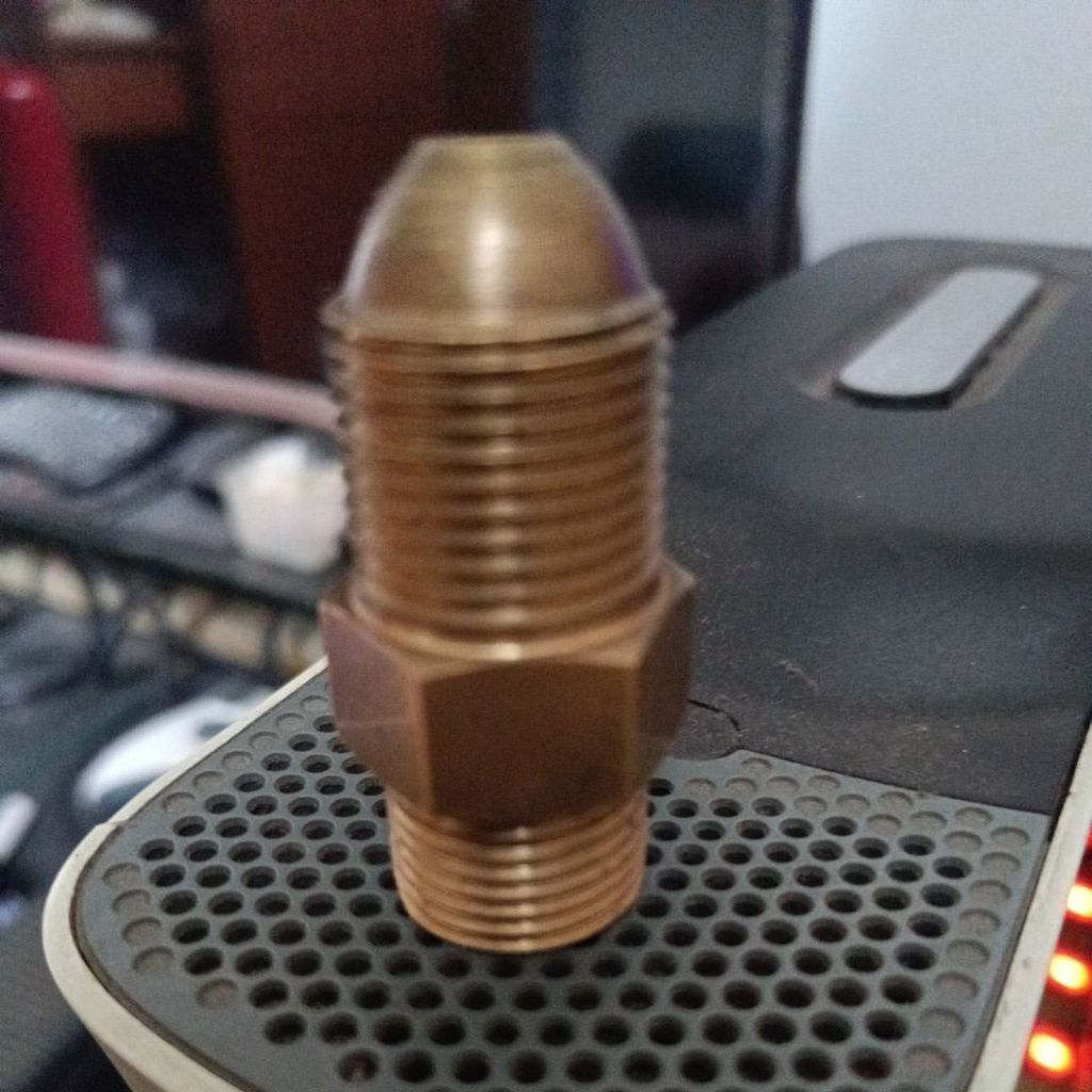 Converter Tabung O2 To CO2 nepel tabung oksigen to co2 konektor konverter neple tabung regulator