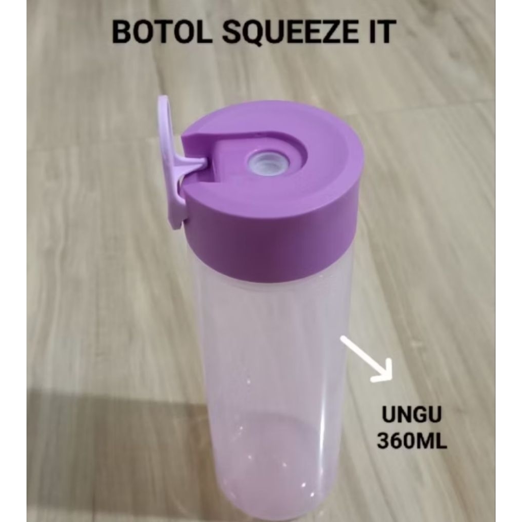 Botol Sequis it/botol kecap saos mayonais Tupperware 360 mili