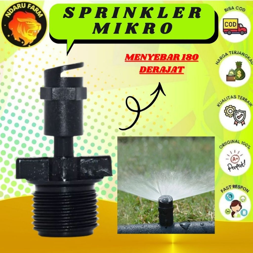 SPRINKLER SPRAYER MIKRO 180 DERAJAT TAMAN PERTANIAN BERKEBUN