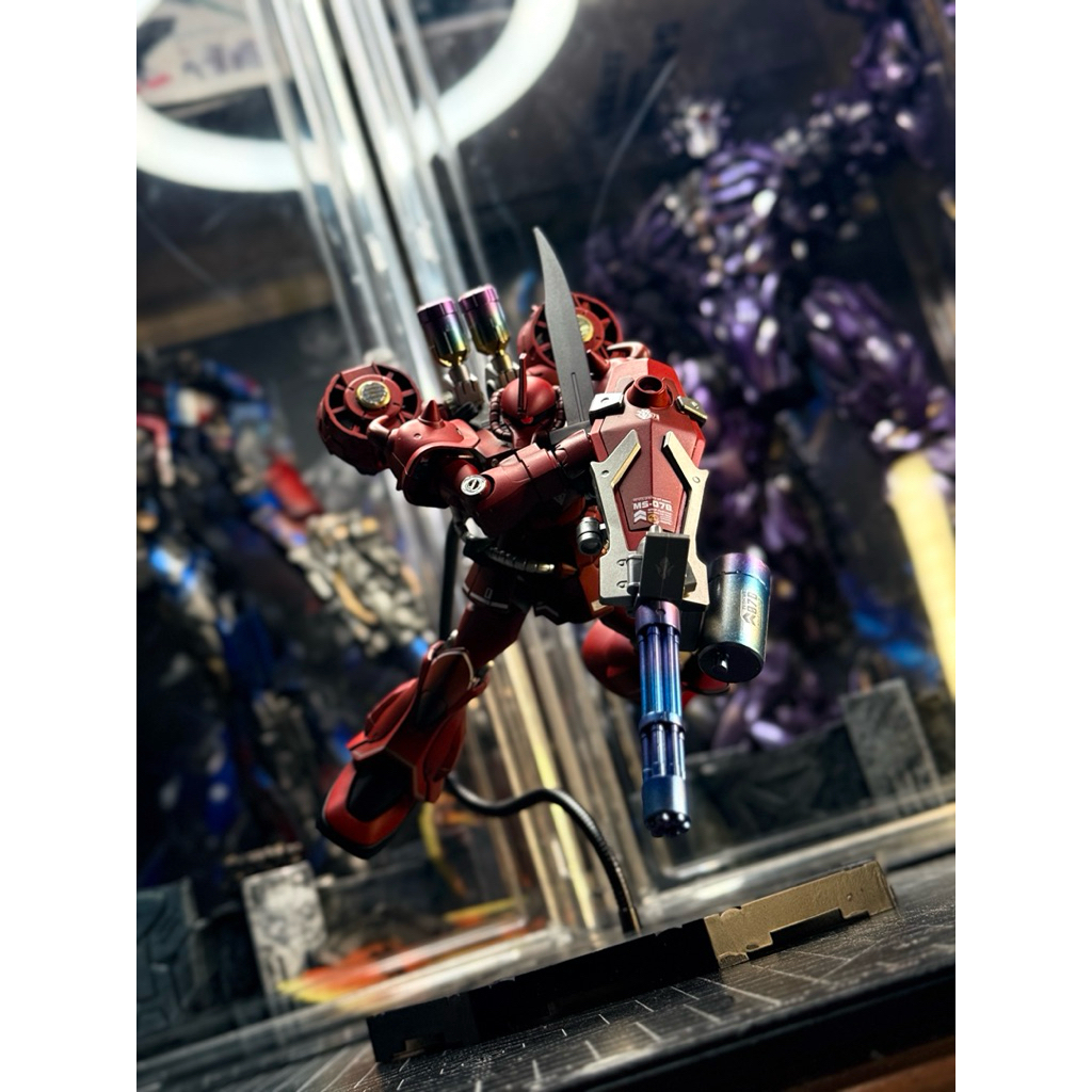 HG 1/144 Gouf Flight Unit Repaint Red Knight Custom Special Coating Limited Sudah Rakit tinggal paja