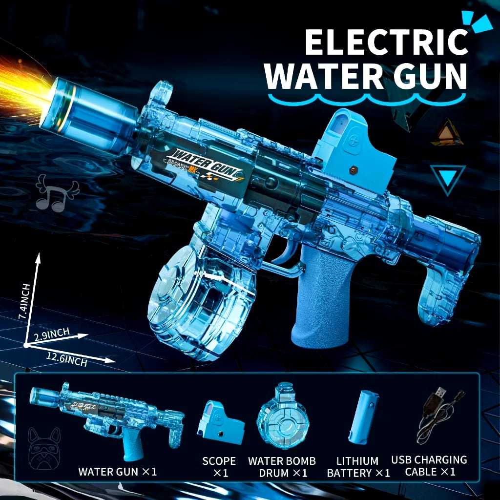Planet Toyz - Mainan Anak Water Gan M416 Mainan Tembakan Air Electric
