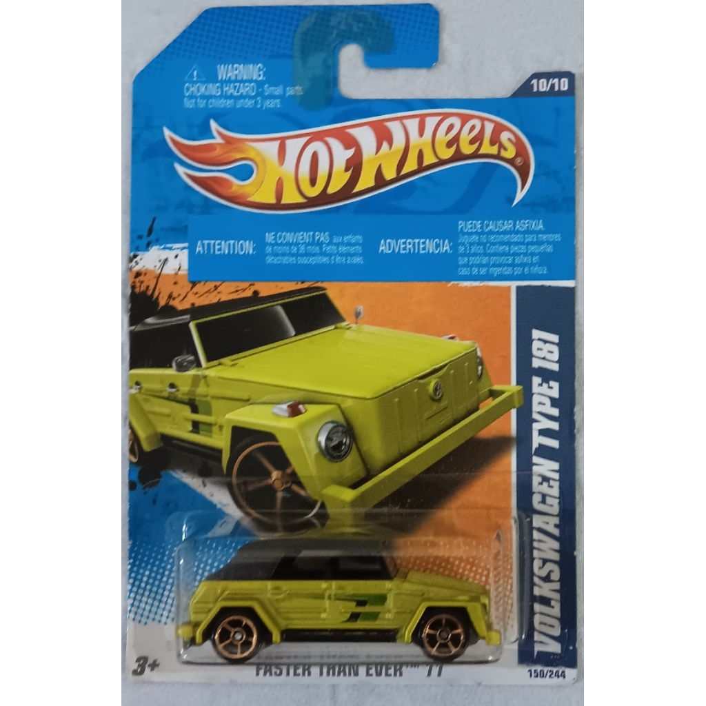 HOT WHEELS VOLKSWAGEN TYPE 181/ VW PREMIERE/VW Safari Camat