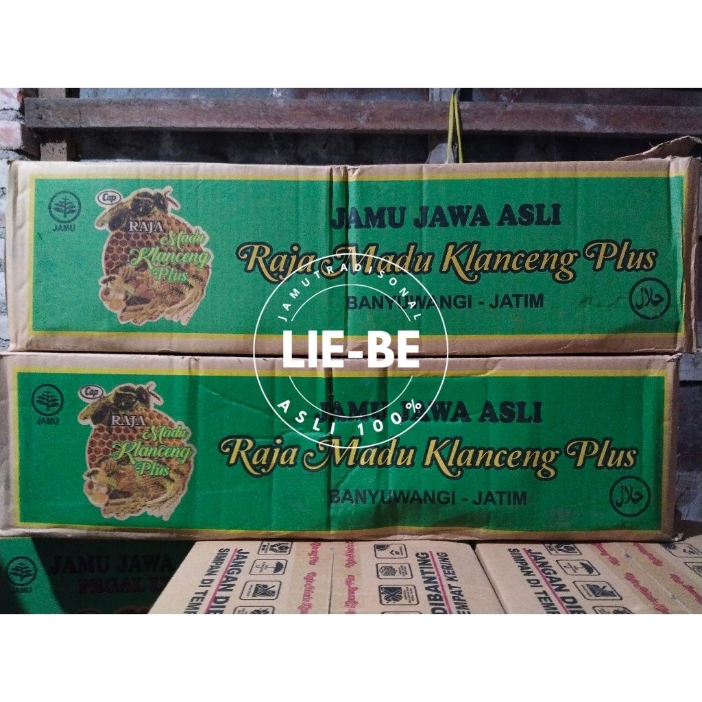 JAMU RAJA MADU KLANCENG PLUS 150 ML, PAKET 1 DUS ISI 50 BOTOL , JAMU TRADISIOANAL PEGAL LINU ASAM UR