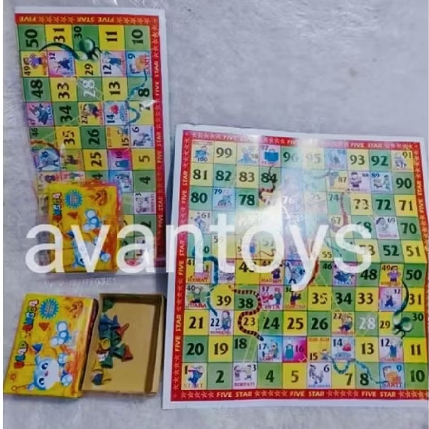 MAINAN ULAR TANGGA + LUDO
