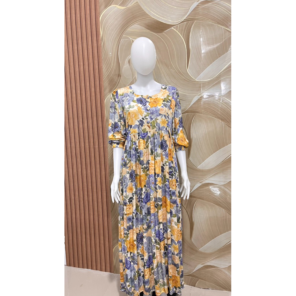 gamis katun rayon premium