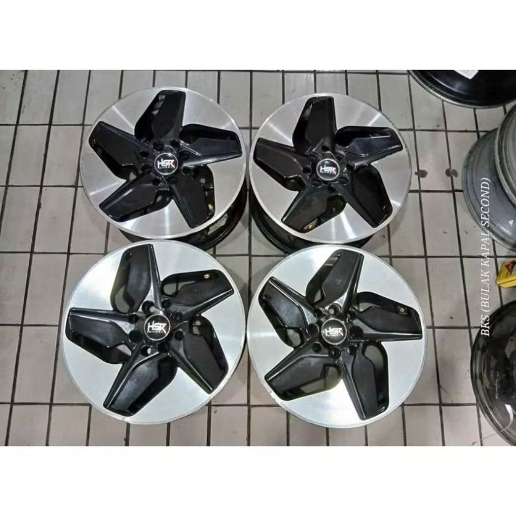 VELG MOBIL SECOND RACING RING 15 HSR KOI R15 4X100/114,3 AVANZA XENIA KIJANG BRIO CALYA