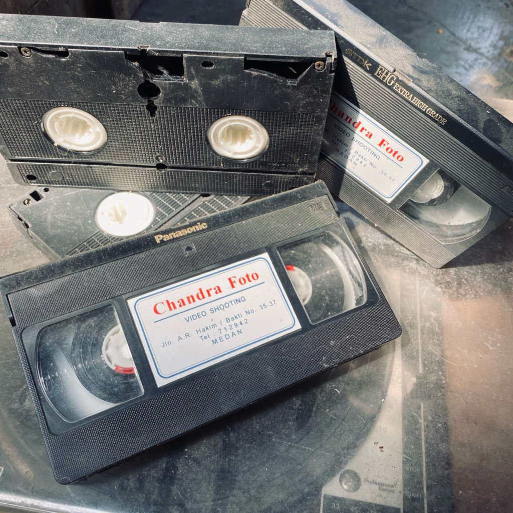 Kaset VHS Vintage  – Panasonic - Cocok untuk Dekorasi Vintage Jadul